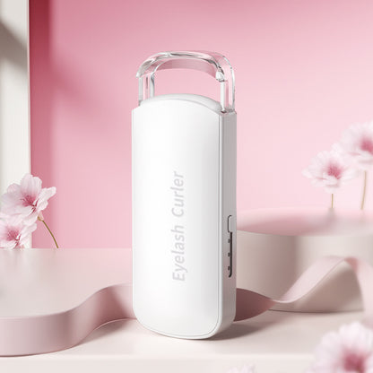 Heated Eyelash Curler with Thermosensitive Silicone Pad