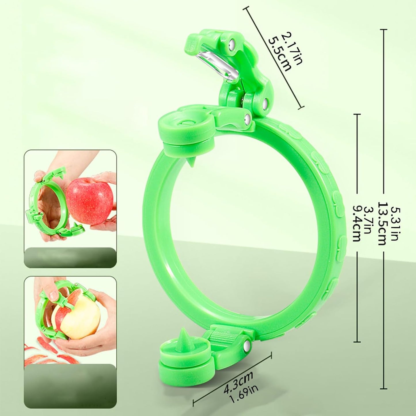 2PCS Handheld Peeler
