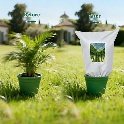 2-Pack Plant Frost Protection Covers with Viewing Window