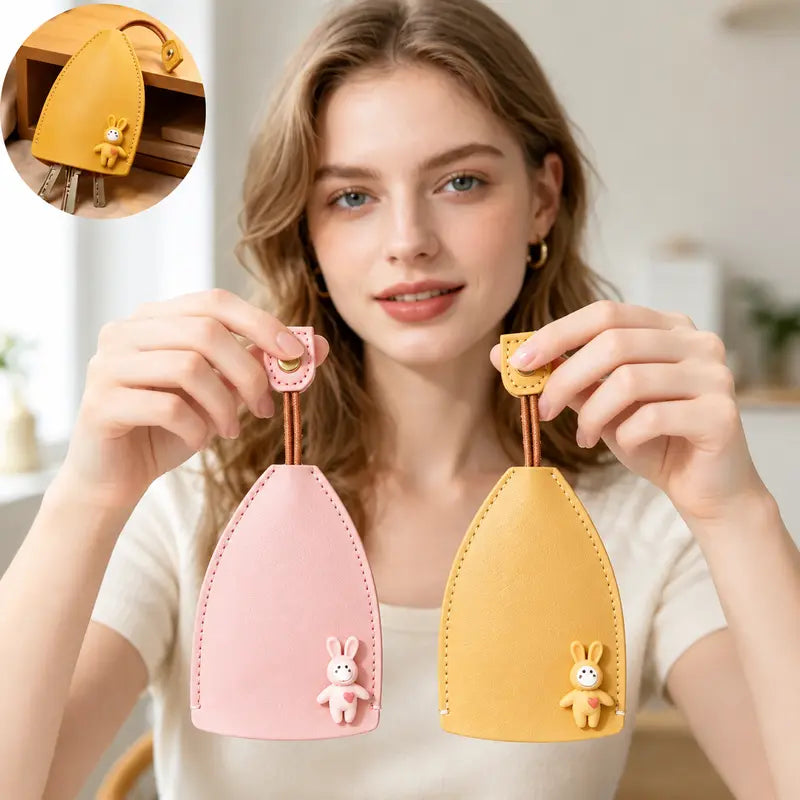 3PCS Cute Cartoon Pull-out Key Case