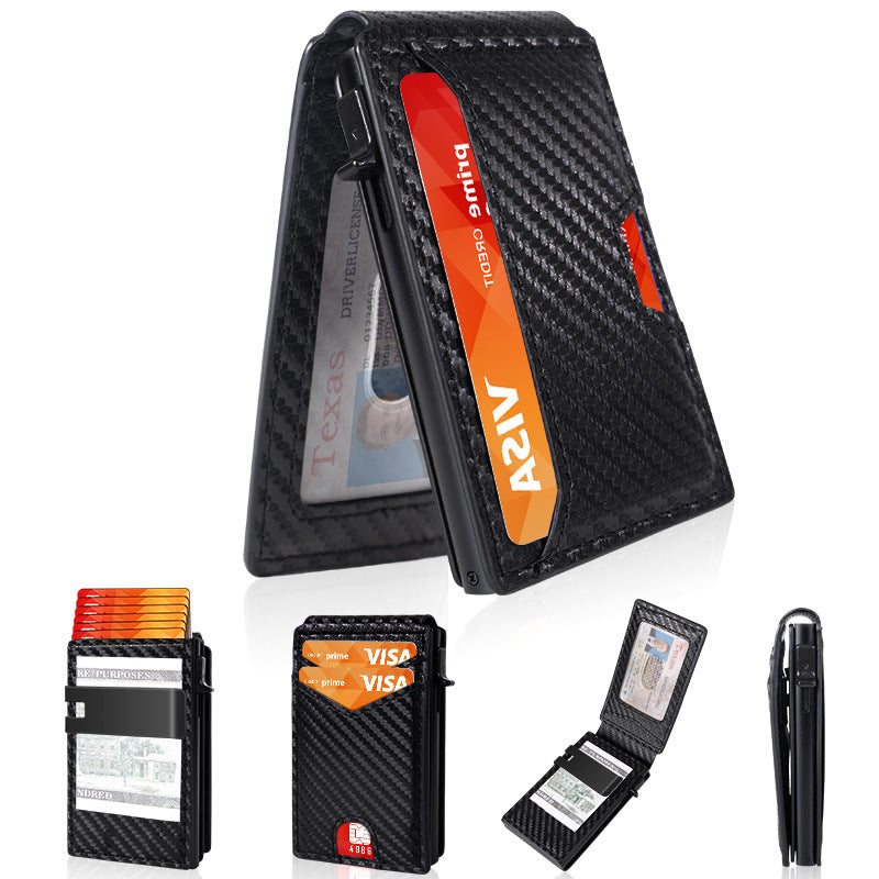 Premium Full-Grain Leather Men's Slim Wallet