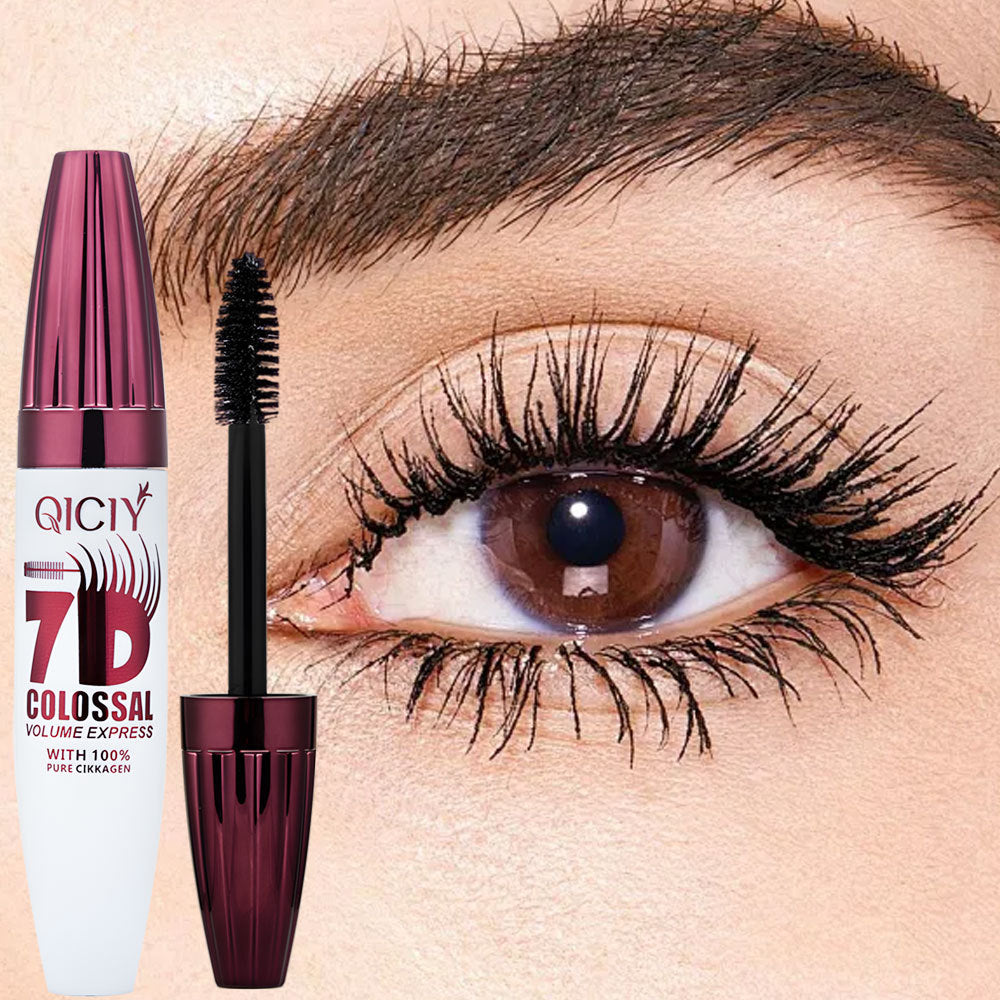 7D Colossal Mascara, Black Long-Lasting & Buildable Volume, Natural Length