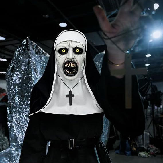 Funky Nun Latex Mask for Halloween