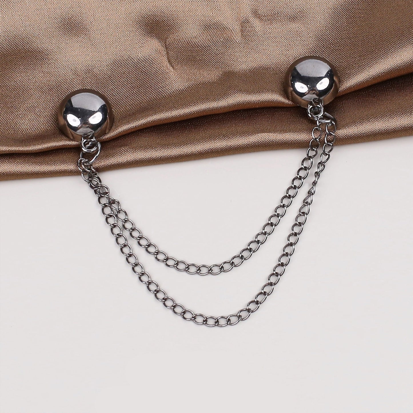 10 PCS Magnetic Clothing Clips with Chain, Multi-Function Magnet Button