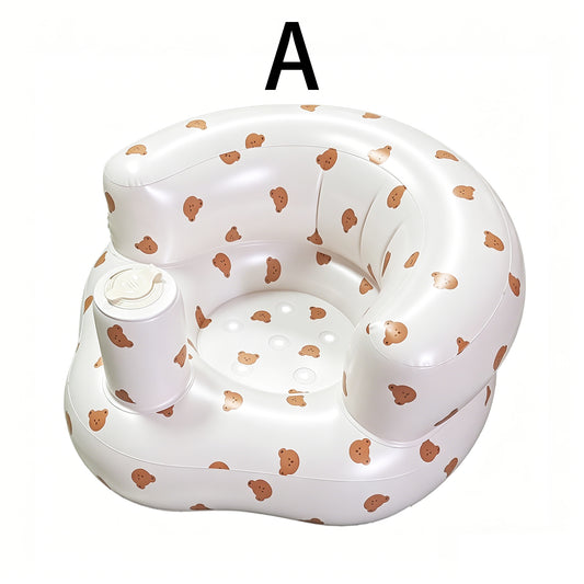 Inflatable Baby Seat - Built in Air Pump for Babies 3-36 Months