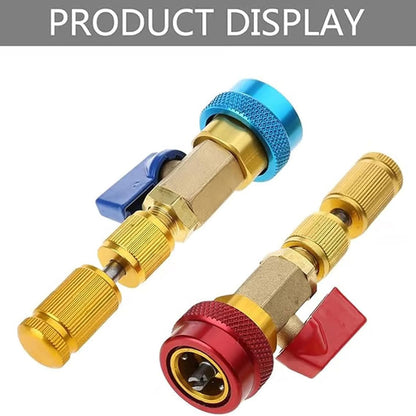 R134A Valve Core Remover & Repair Tool Kit for Standard & Jra Valve Core Couplers