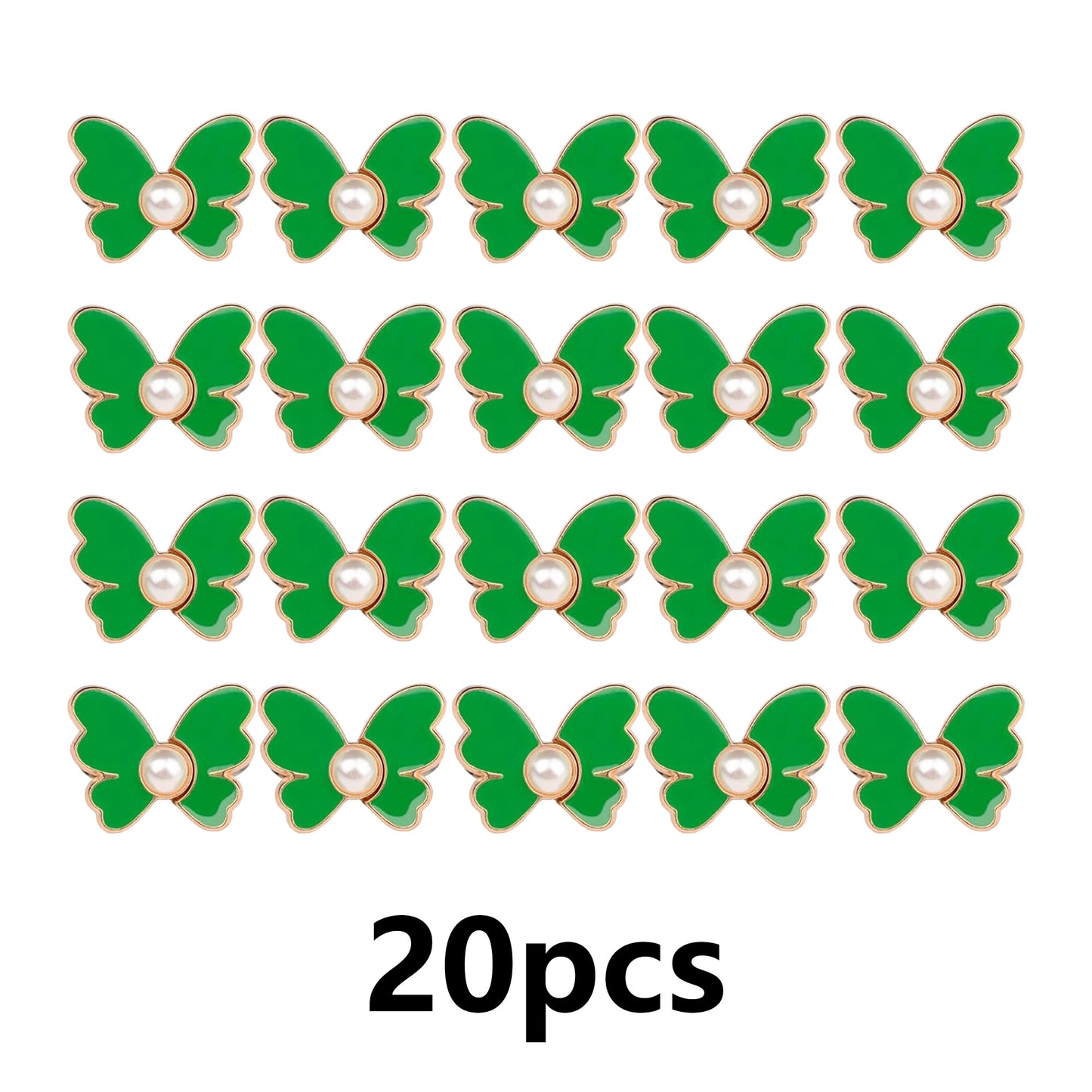 20Pcs Pant Waist Tightener, Detachable Butterfly Clips Jean Buttons