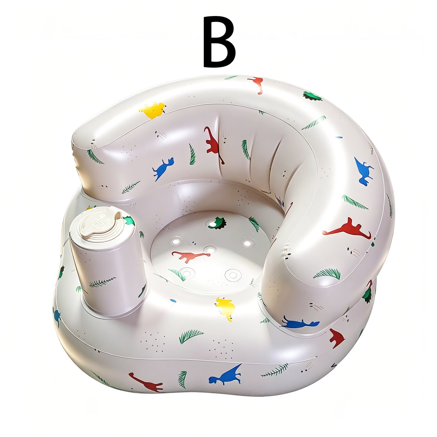 Inflatable Baby Seat - Built in Air Pump for Babies 3-36 Months