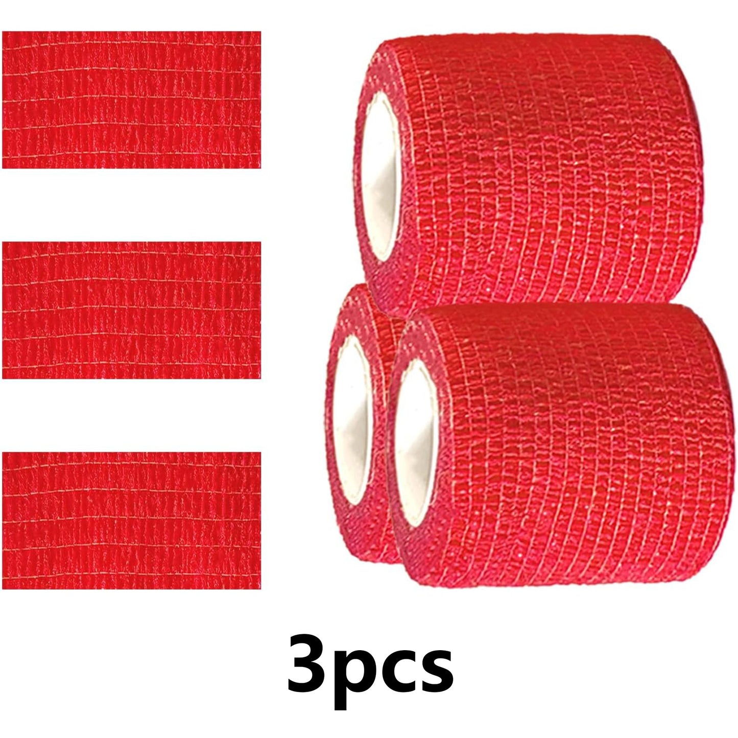 3 Pack 2 Inches Self Adhesive Bandage Wrap Vet Wrap
