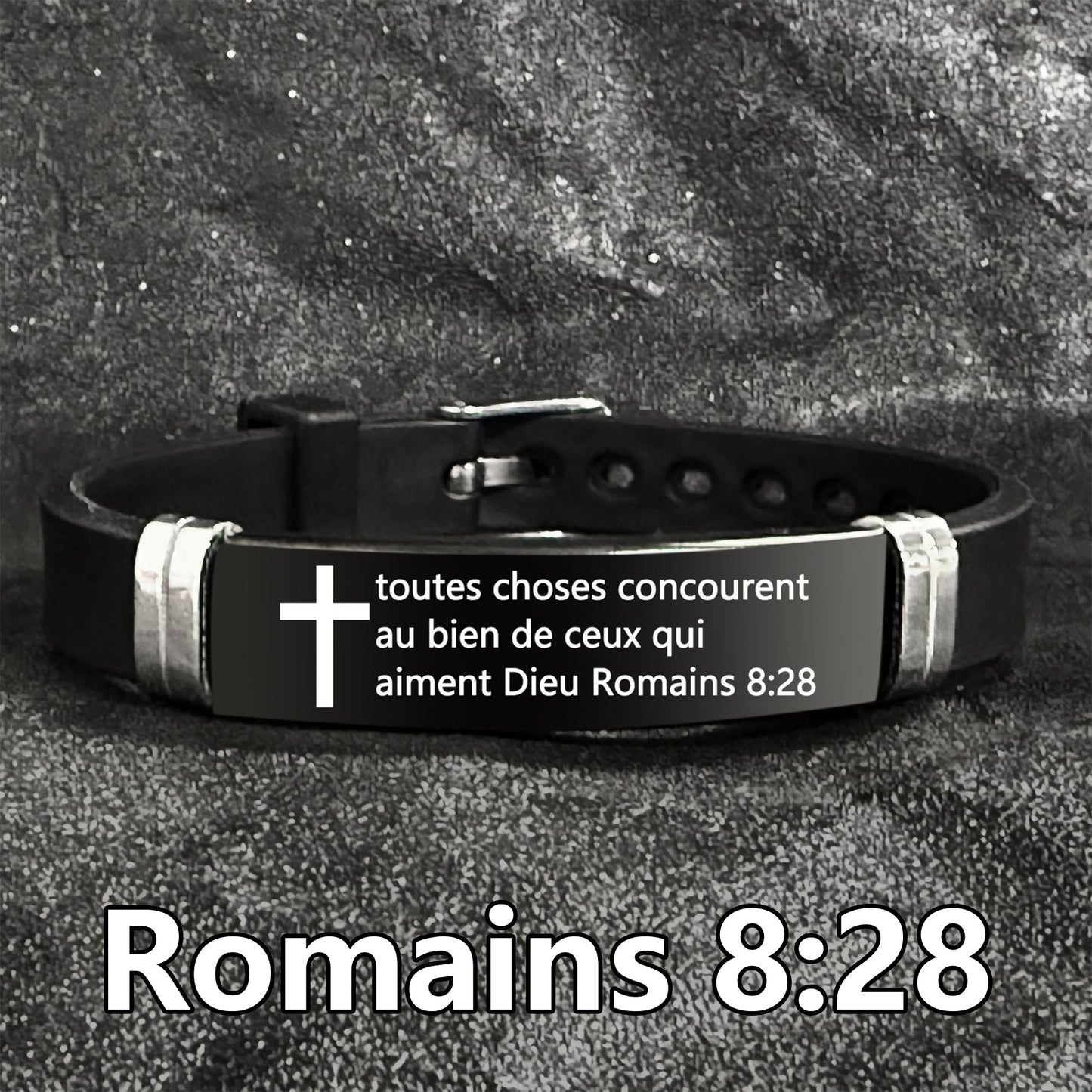 Bible Verse Inspirational Quote Cross Bracelets