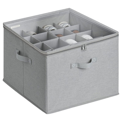 16-Pair Closet Shoe Organizer with Adjustable Dividers