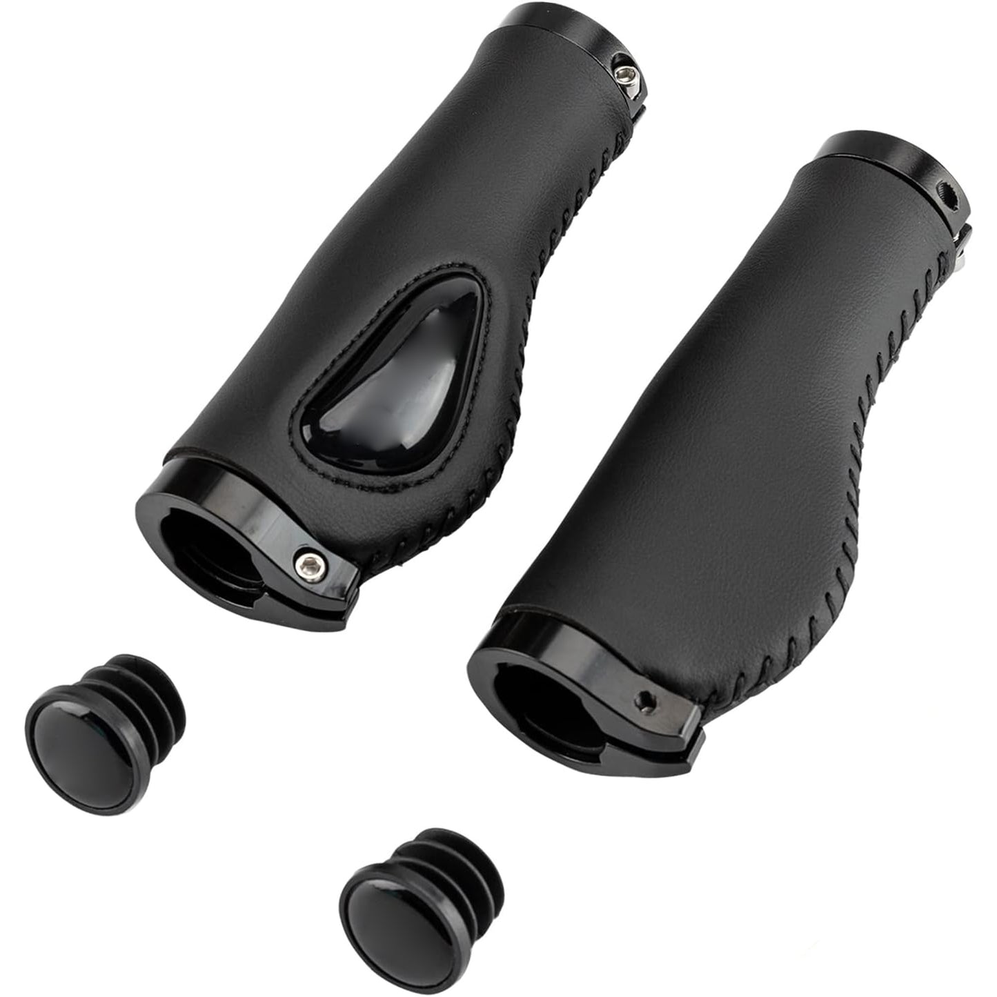 1 Pair Ergonomics Soft Gel Dual Lock on Bicycle Handlebar Grips