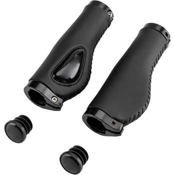 1 Pair Ergonomics Soft Gel Dual Lock on Bicycle Handlebar Grips