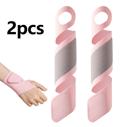 2Pcs Ultra Thin Guard for Badminton and Basketball - Adjustable Fastener Tape Wristband for Sprains and Tendonitis Relief