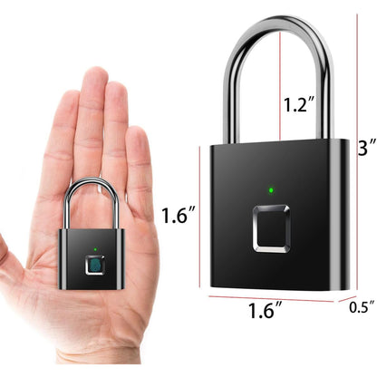 Fingerprint Padlock IP66 Waterproof and Rustproof