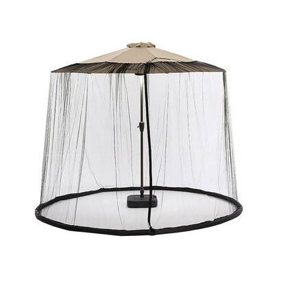 Patio Umbrella Insect Screen (with Zippered Door and Polyester Mesh)