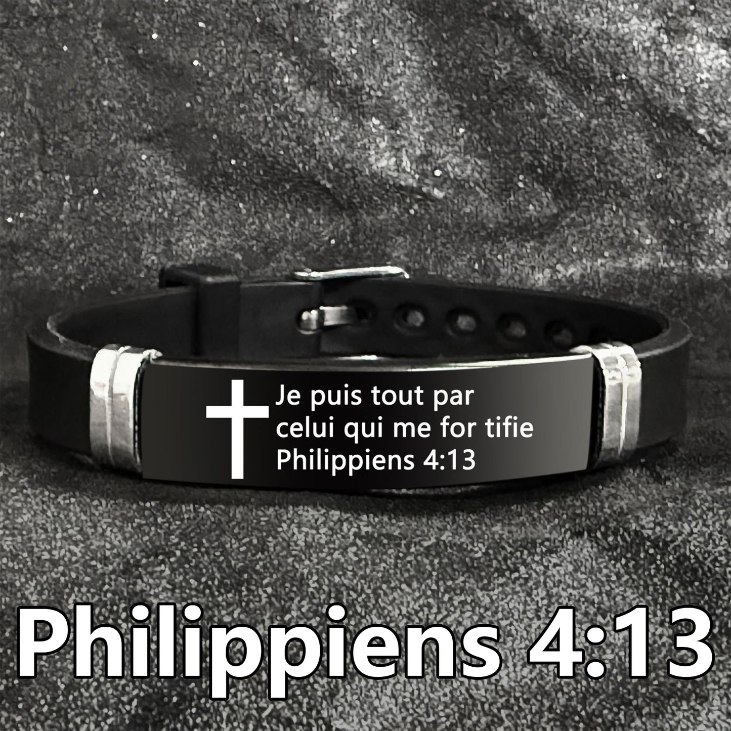 Bible Verse Inspirational Quote Cross Bracelets