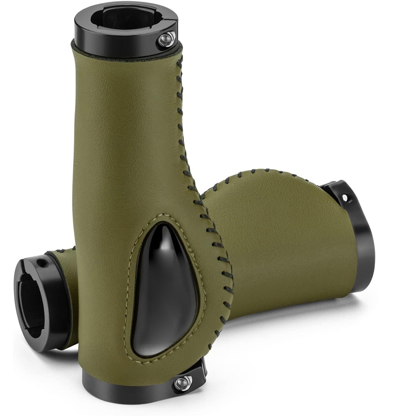 1 Pair Ergonomics Soft Gel Dual Lock on Bicycle Handlebar Grips
