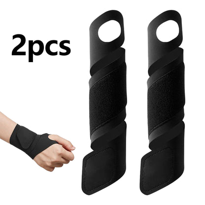 2Pcs Ultra Thin Guard for Badminton and Basketball - Adjustable Fastener Tape Wristband for Sprains and Tendonitis Relief
