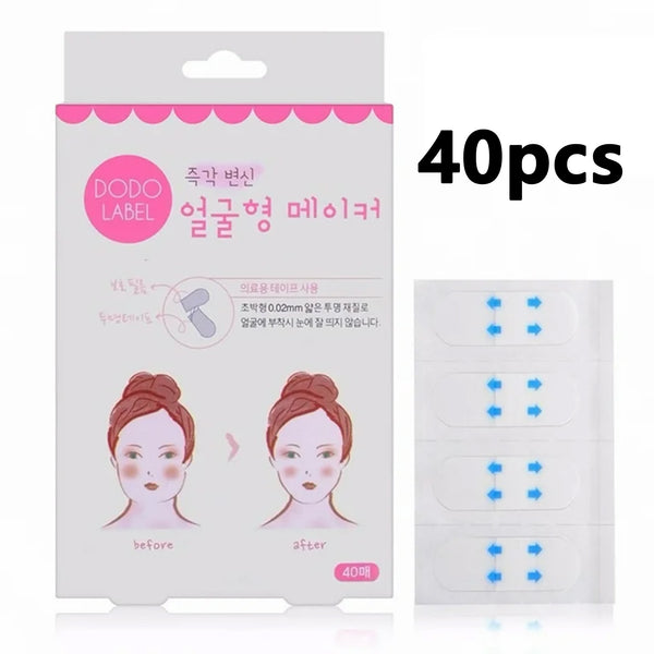 40Pcs/box Lift Face Sticker Face Chin Lift Tools