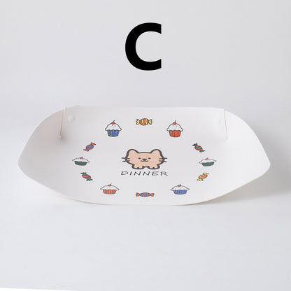 Cute Pet Feeding Mat Absorbent Pet Placemat