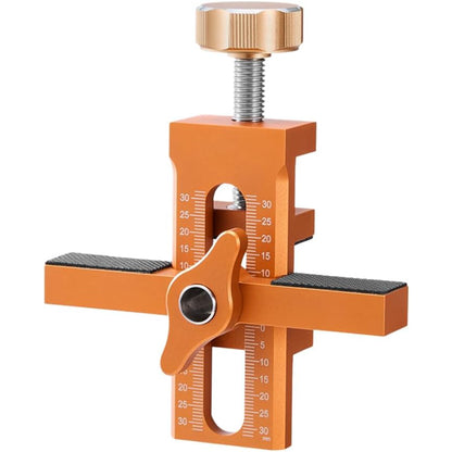 Cabinet Door Positioning Tool, Adjustable Length Mounting Jig