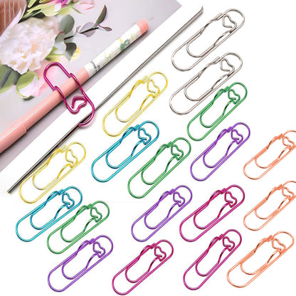 📎 Multifunctional Metal Pen Clips for Notebook