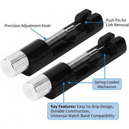 Watch Band Link Pin Removal Tool with 3Pcs Pins