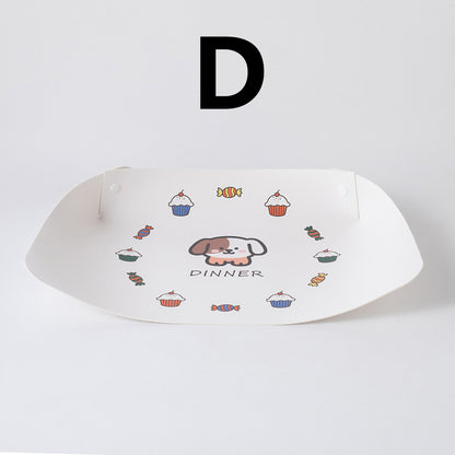 Cute Pet Feeding Mat Absorbent Pet Placemat