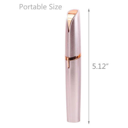 Flawless Touch Electric Eyebrow Razor for Women - Instant, Painless Hair Remover with Built-in LED Light