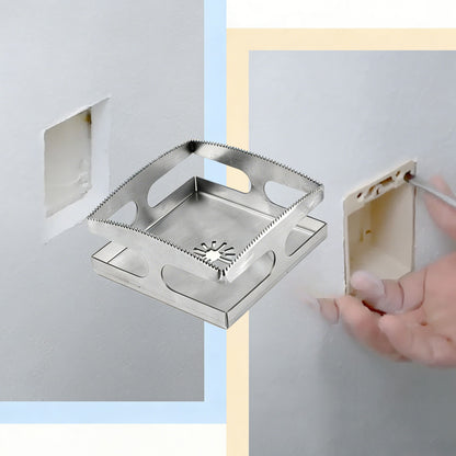 Multi-Function Square Hole Punching - Stainless Steel Cutting Hole Punching Cutter for Hole Cutting, Woodworking