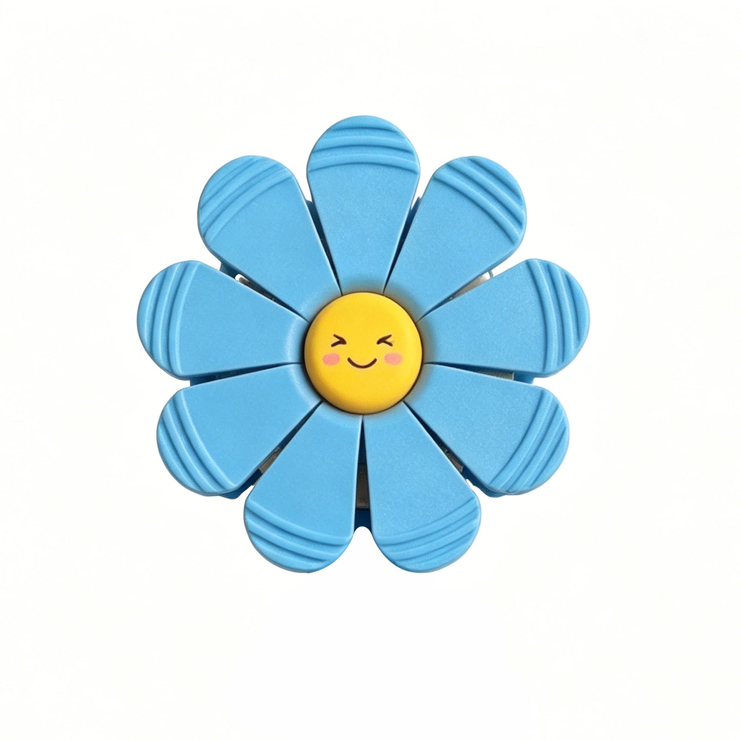 Magnetic Floral Ornament with Petal Clip Spinning Toy