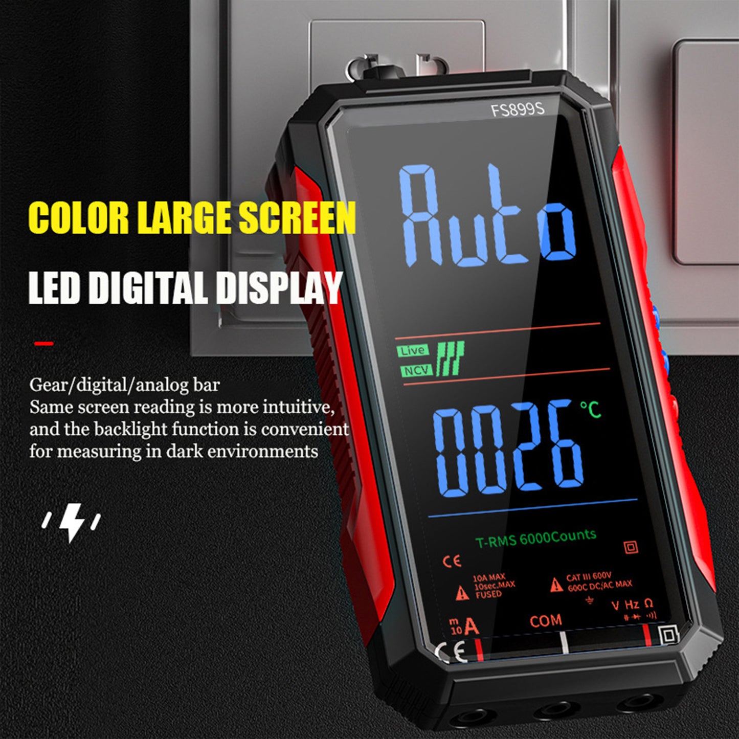 USB Rechargeable Digital Multimeter