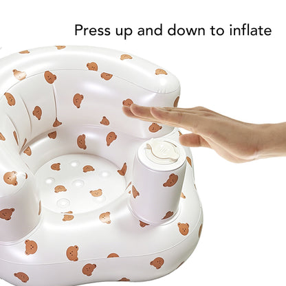Inflatable Baby Seat - Built in Air Pump for Babies 3-36 Months