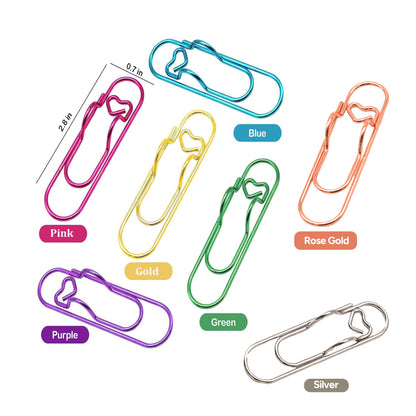 📎 Multifunctional Metal Pen Clips for Notebook