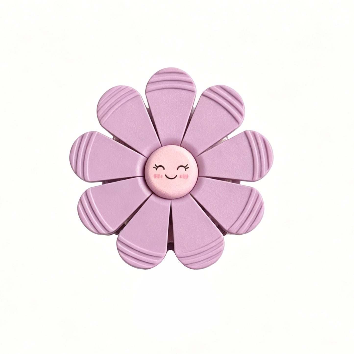 Magnetic Floral Ornament with Petal Clip Spinning Toy
