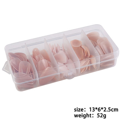 140PCS Pre-Gradient Press-On Nails Set – 5 Colors, 4 Shapes, Endless Styles
