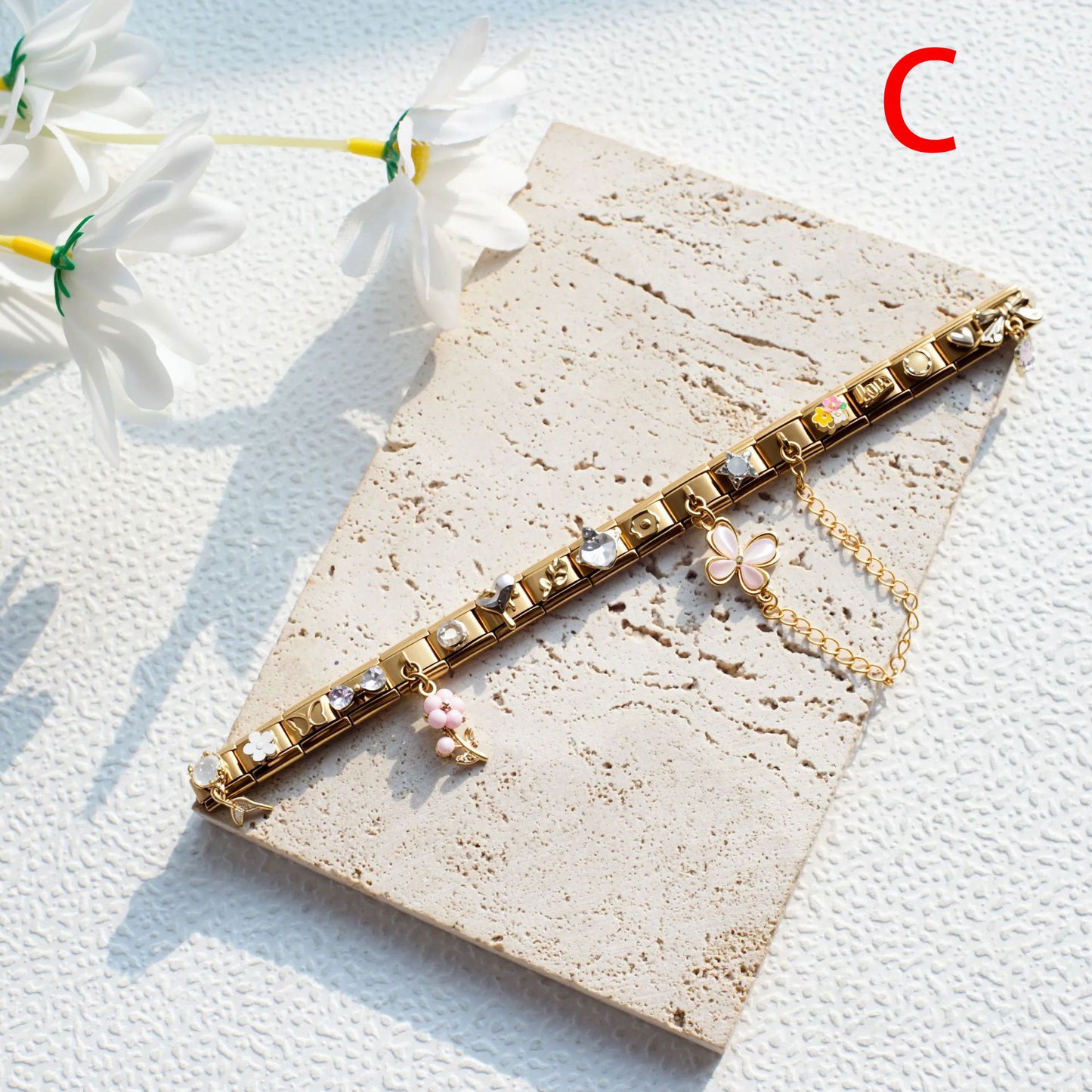Italian Modular Charm Bracelet -DIY Module Jewelry Gifts