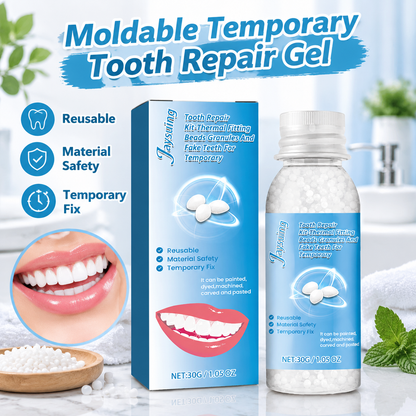 Moldable Temporary Tooth Repair Gel for Filling Gaps