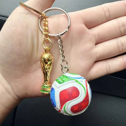 2026 World Cup Football Pendant Keychain