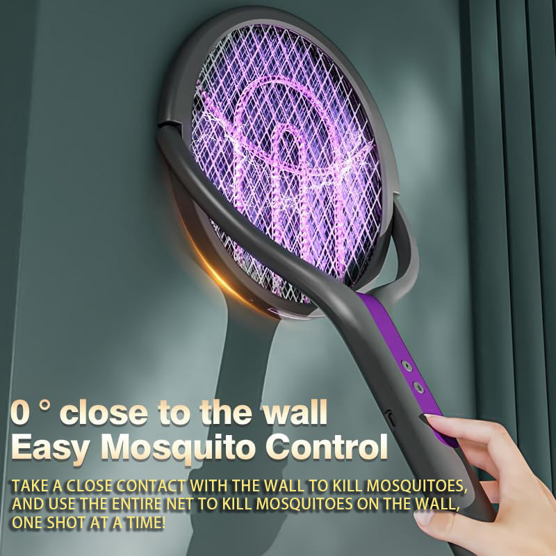 Rechargeable Electric Mosquito Swatter with Extendable Handle