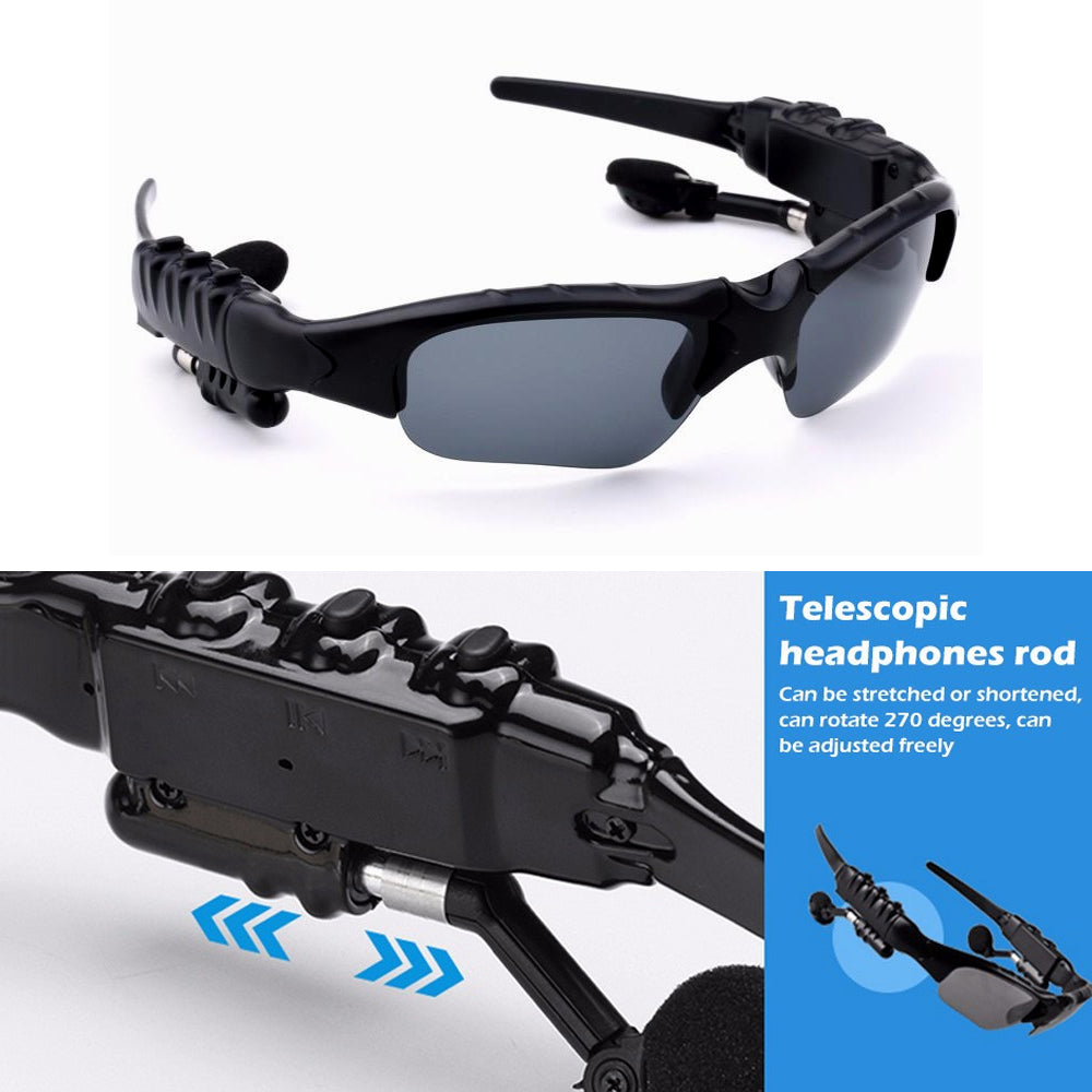 Wireless Bluetooth MP3 Sunglasses Polarized Lenses Music Sunglasses