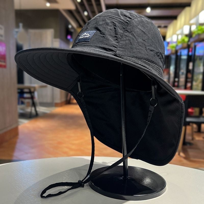 Outdoor Sun Protection Hat - Unisex Summer FishermanHat with Neck Flap