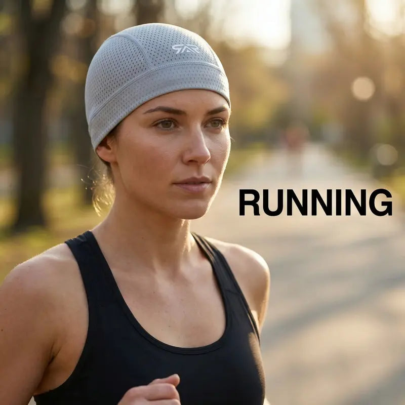 2PCS Ultra Soft Mesh Cycling Cap, Breathable Cap, Skin-Friendly Helmet Liner Caps