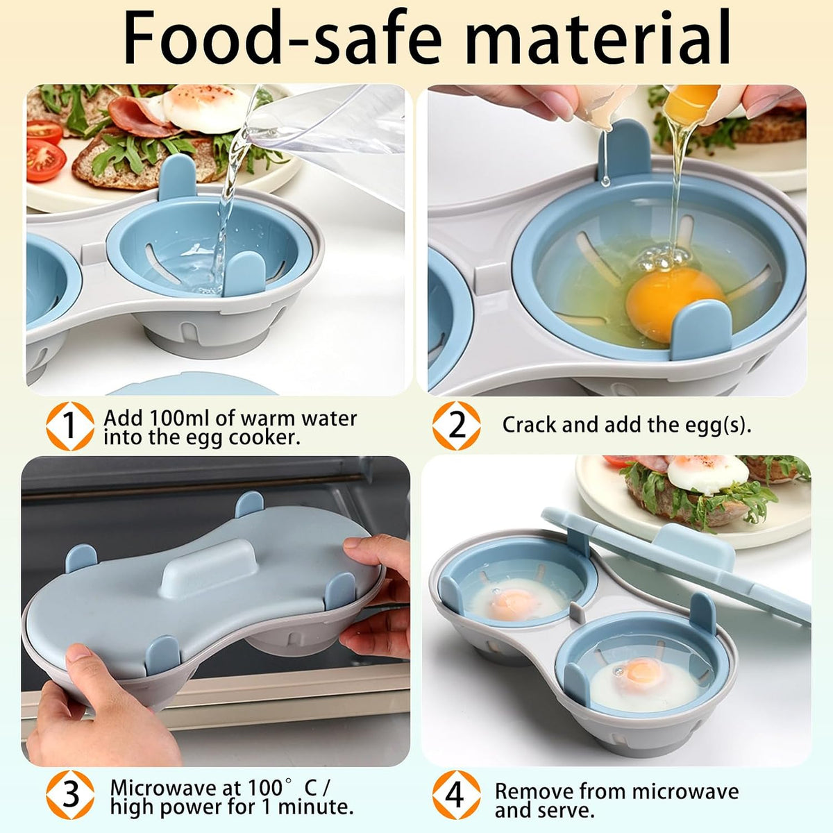 Egg Poacher Microwave Egg Cooker