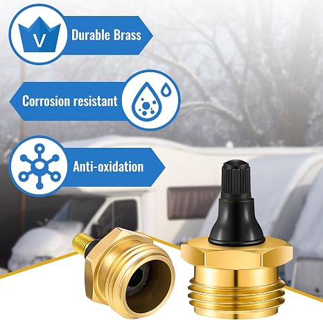RV Water Pipe Anti-Corrosion & Anti-Oxidation Outdoor Winter Fill Port