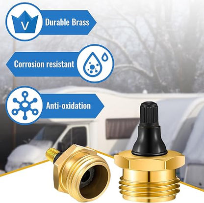 RV Water Pipe Anti-Corrosion & Anti-Oxidation Outdoor Winter Fill Port