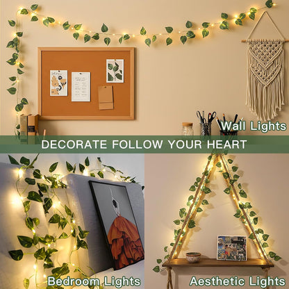 33Ft Vines with Lights Battery Operated