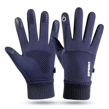 Unisex Cotton-Poly Winter Touchscreen Gloves
