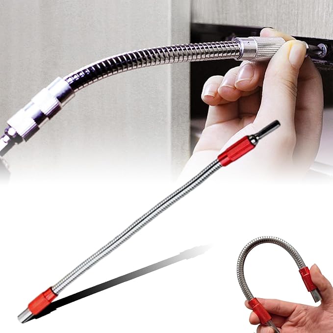 Premium Hex-Shank Metal Flexible Universal Extension Rod